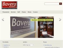 Tablet Screenshot of baverayasociados.com.ar